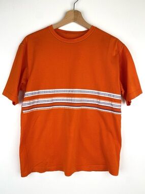 ETRO Embellished T-Shirt, Sz M Orange